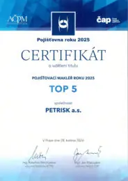 Pojišťovací makléř roku 2025 - TOP 5